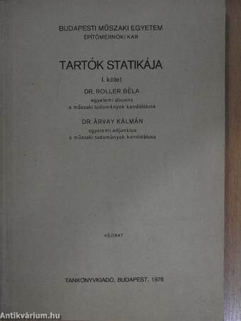 Tartók statikája I.