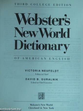 Webster's New World Dictionary of American English