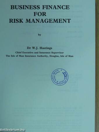 Business Finance for Risk Management