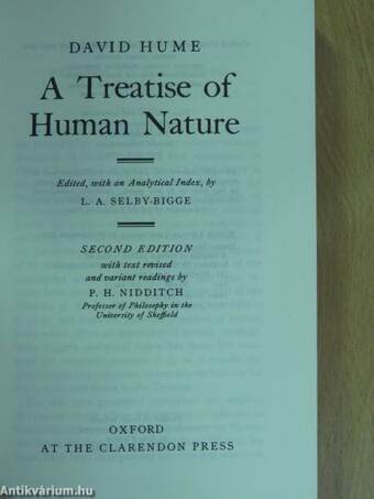 A Treatise of Human Nature