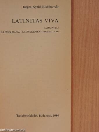 Latinitas viva