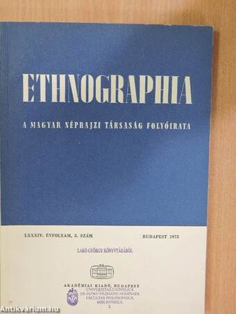 Ethnographia 1973/3.