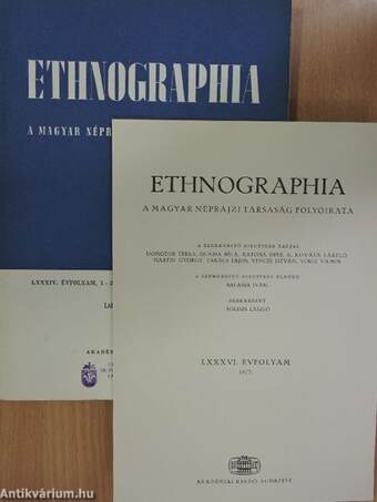 Ethnographia 1973/1-2.