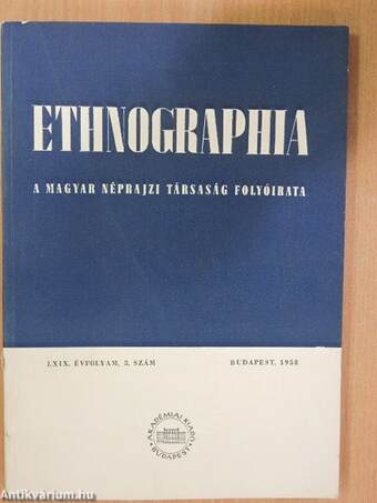 Ethnographia 1958/3.