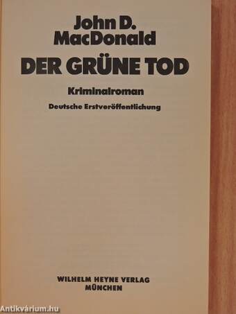 Der grüne Tod