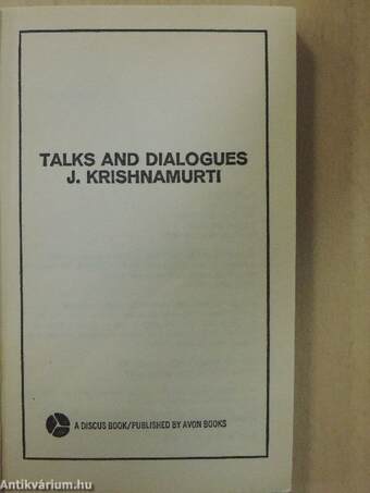 Talks and Dialogues