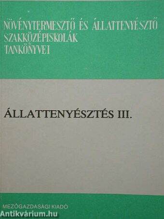 Állattenyésztés III.