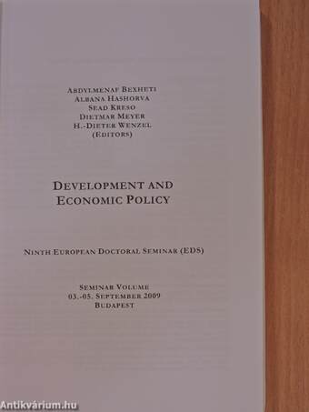 Development and Economic Policy