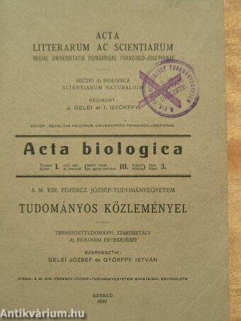 Acta Biologica