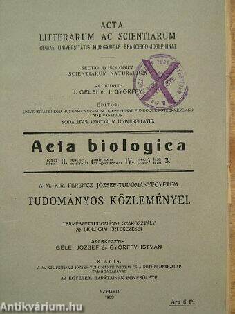 Acta Biologica