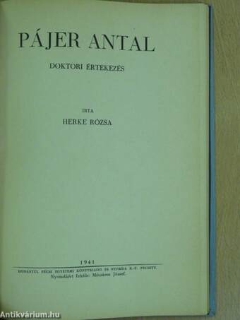 Pájer Antal