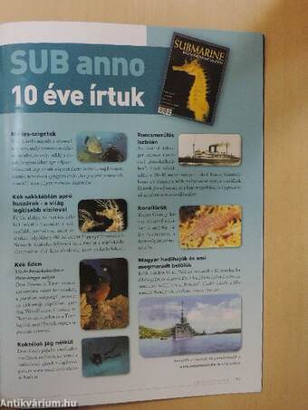 Submarine búvármagazin 2011. július-szeptember