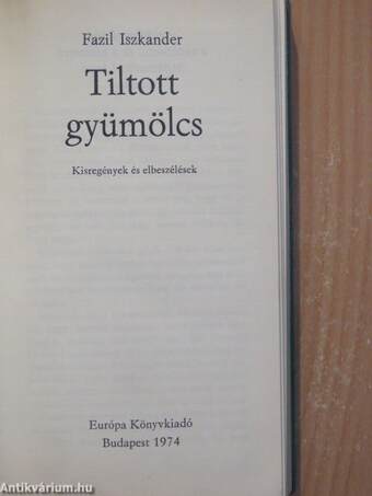 Tiltott gyümölcs