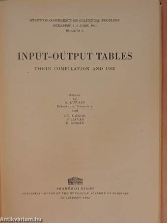 Input-output tables