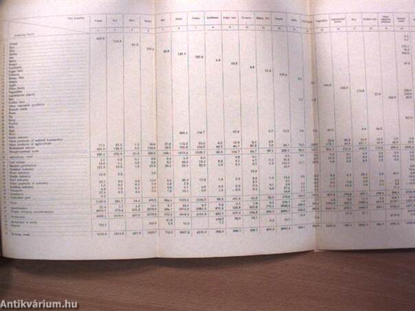 Input-output tables