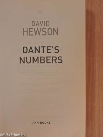 Dante's numbers