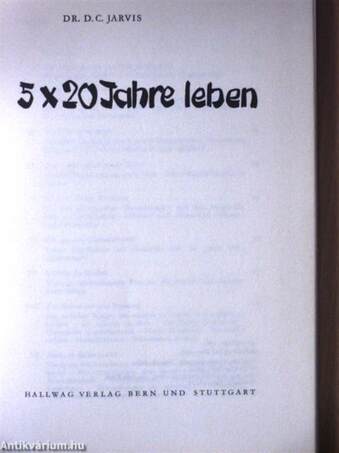 5x20 Jahre leben