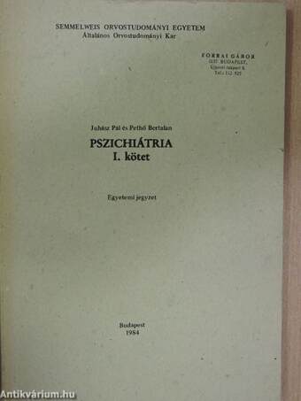 Pszichiátria I-II.