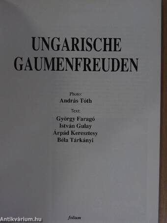 Ungarische Gaumenfreuden