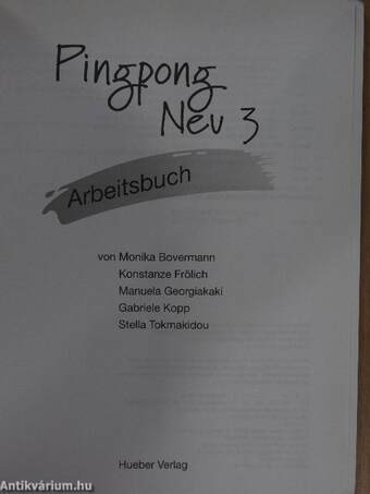 Pingpong Neu 3. - Arbeitsbuch