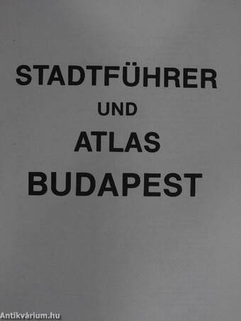 Stadtatlas mit Reiseführer Budapest