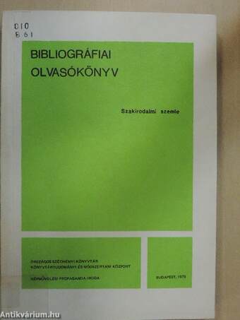 Bibliográfiai olvasókönyv