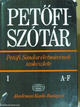 Petőfi-szótár I-IV.