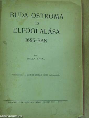 Buda ostroma és elfoglalása 1686-ban