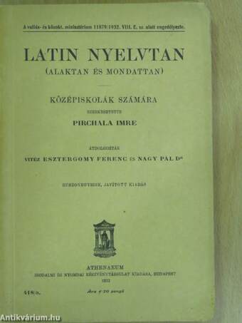 Latin nyelvtan