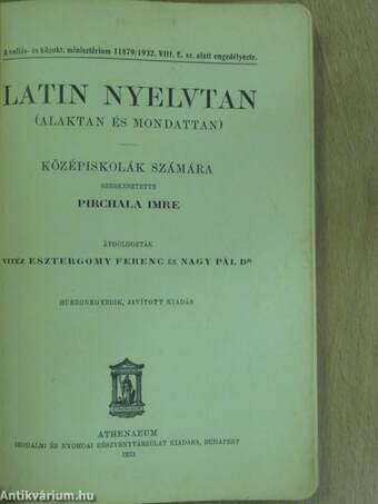 Latin nyelvtan