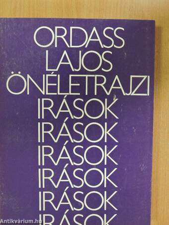 Önéletrajzi írások I-II.