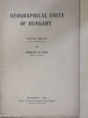 Geographical Unity of Hungary