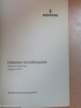 Halbleiter-Schaltbeispiele 1971/72