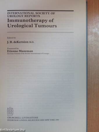 Immunotherapy of Urological Tumours