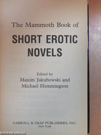 The Mammoth Book of Short Erotic Novels