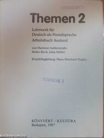 Themen 2 - Kursbuch/Arbeitsbuch