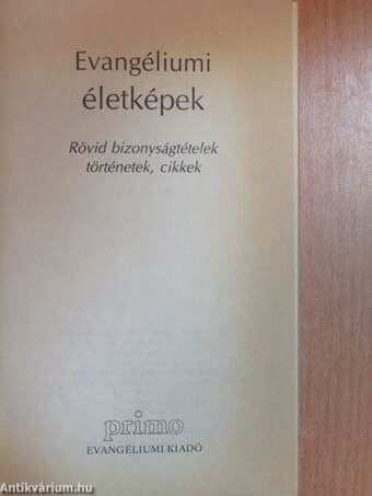 Evangéliumi életképek