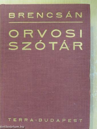 Orvosi szótár