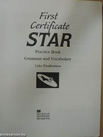 First Certificate Star - Practice Book - Grammar and Vocabulary