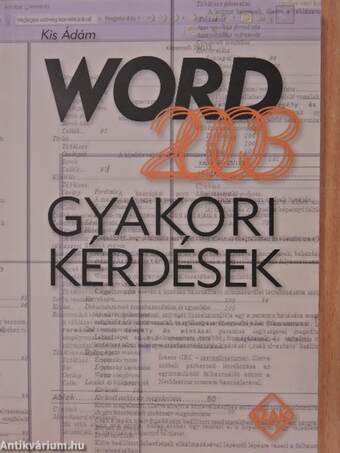 Word 2003 - Gyakori kérdések