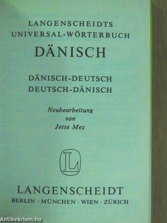 Langenscheidts Universal-Wörterbuch Dänisch