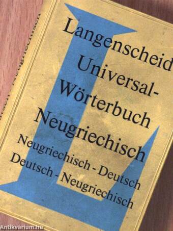 Langenscheidts Universal-Wörterbuch Neugriechisch