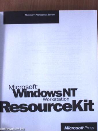 Microsoft Windows NT Workstation Resource Kit - CD-vel