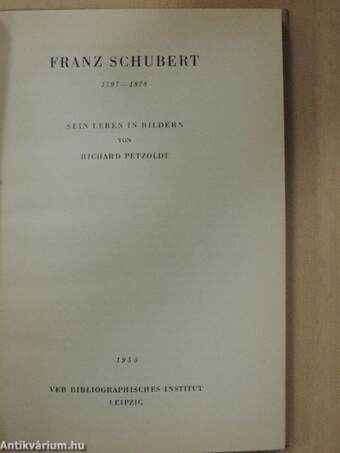 Franz Schubert 1797-1828