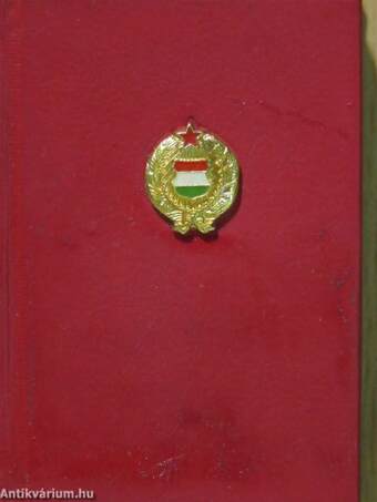 A Magyar Népköztársaság Alkotmánya (minikönyv) (számozott) - Plakettel