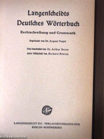 Langenscheidts Deutsches Wörterbuch