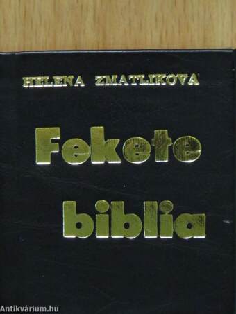 Fekete biblia (minikönyv) (számozott)