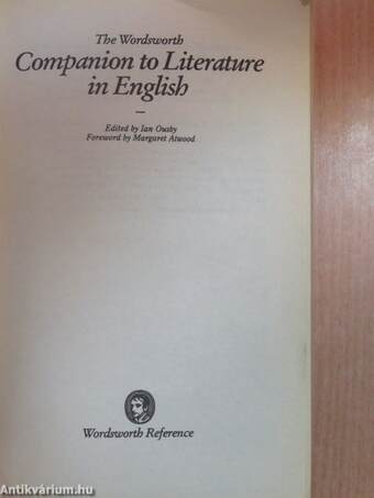 The Wordsworth Companion to Literature in English