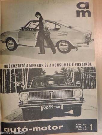 Autó-Motor 1971. (nem teljes évfolyam)