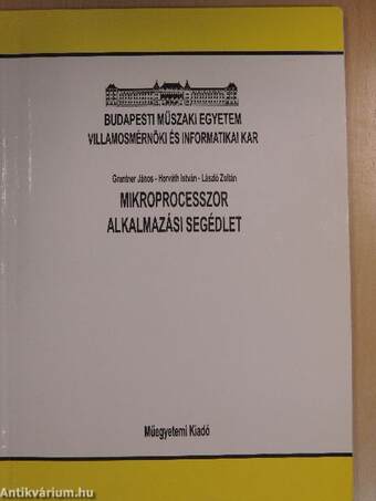 Mikroprocesszor alkalmazási segédlet